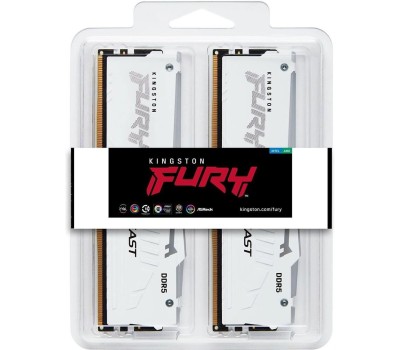 Оперативная память KINGSTON Оперативная память Fury Beast KF564C32BWEA-16 DDR5 - 1x 16ГБ 6400МГц, DIMM, White, Ret