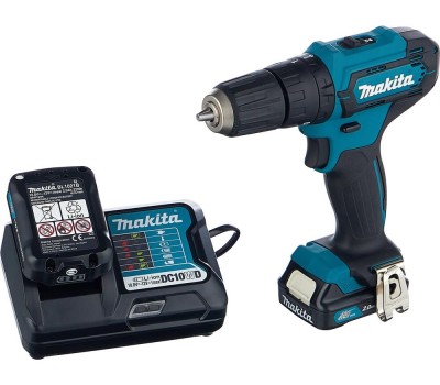 MAKITA Ударная дрель-шуруповерт HP333DWAE, 2Ач, с двумя аккумуляторами
