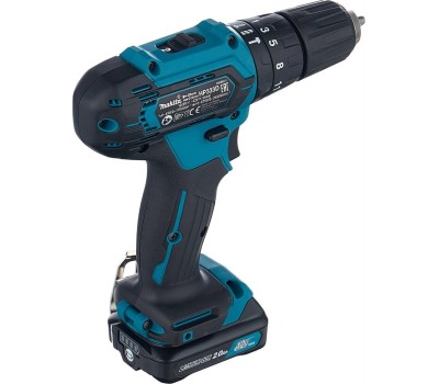MAKITA Ударная дрель-шуруповерт HP333DWAE, 2Ач, с двумя аккумуляторами