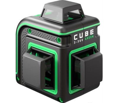 ADA Лазерный уровень Cube 3-360 GREEN Professional Edition А00573