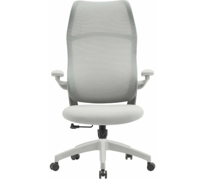 Кресло компьютерное CACTUS Кресло CS-GMC505-GY, сетка/ткань, до 100кг, откидные подлокотники, серый