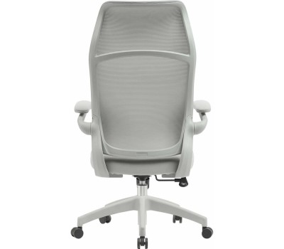 Кресло компьютерное CACTUS Кресло CS-GMC505-GY, сетка/ткань, до 100кг, откидные подлокотники, серый