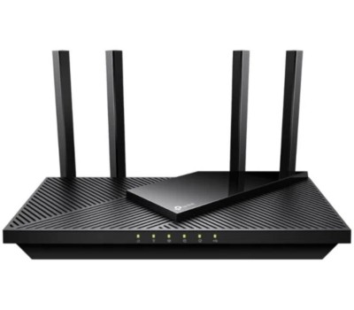 TP-LINK Роутер ARCHER AX55 Pro двухдиапазонный AX3000 /Wi-Fi 6/2.4 ГГц до 574 Мбит.с + 5 ГГц до 2402 Мбит.с/1 порт WAN-LAN 2.5 Гбит.с + 3 Гбит. порта LAN + 1 Гбит. порт WAN-LAN /EasyMesh/родит. контроль/гостевая сеть/4 антенны/черный (ARCHER AX55 PRO)
