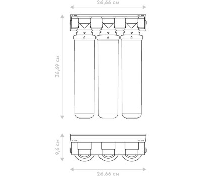 Фильтр для воды БАРЬЕР Н272Р00 Водоочиститель бытовой БАРЬЕР ЭКСПЕРТ Смягчение БИО