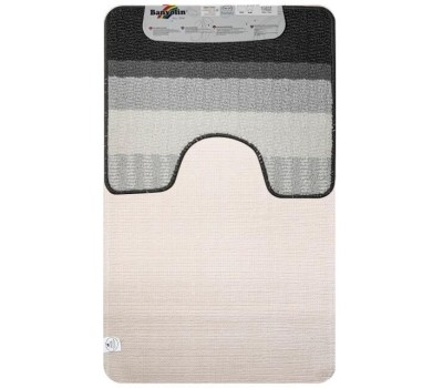 САНАКС - Коврик в ванную СТАР-ЛООП, двойной, СЕРЫЙ, 550 х 900, 550 х 450 мм, 100% полиэстер 00821