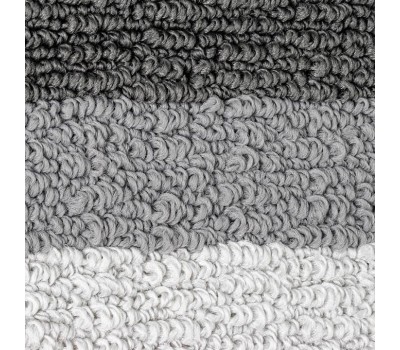 САНАКС - Коврик в ванную СТАР-ЛООП, двойной, СЕРЫЙ, 550 х 900, 550 х 450 мм, 100% полиэстер 00821