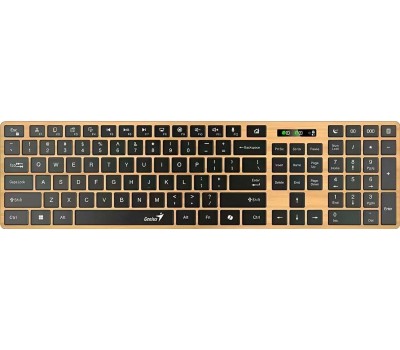 GENIUS Клавиатура Беспроводная SlimStar 7250BT Pine wood