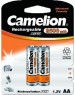 Аккумулятор CAMELION (6107) AA-2500mAh Ni-Mh BL-2 (NH-AA2500BP2, аккумулятор,1.2В)