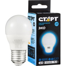 Лампа СТАРТ LEDSPHEREE27 10W 65 WS