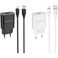 СЗУ BOROFONE (6931474702135) для micro USB BA20Am Black