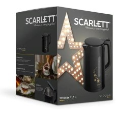 Чайник электрический SCARLETT SC-EK21S45 1.5л нерж.сталь/пластик