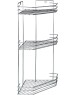 РОССИЯ RUS-385062-3 Полка для ванной 3-х ярусная угловая