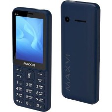 Телефон мобильный MAXVI C38 blue