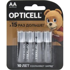 OPTICELL Батарея Basic LR6 AA (4шт) блистер