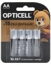 OPTICELL Батарея Basic LR6 AA (4шт) блистер