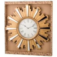 Часы настенные LEFARD 220-104 SWISS HOME БРОНЗА 50*50*4см циферблат d20см