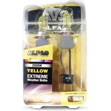 Лампа галогенная AVS Газонаполненные ALFAS Extreme Weather 2800К H7 12V 85W, комплект 2+2 (W5W) шт