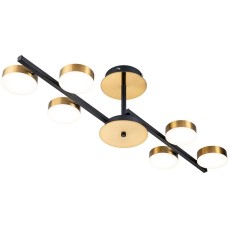 Светильник ESCADA 10266/6 LED*95W Black/Brass