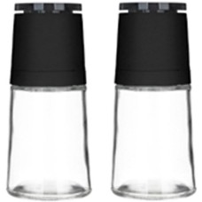 MALLONY Набор из 2 мельниц для специй, PICCANTE, размер: 13*6 см, ручных, стеклянных (108138)