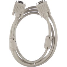 NONAME Кабель VGA VGA (m) - VGA (m), ферритовый фильтр , 1.8м, серый