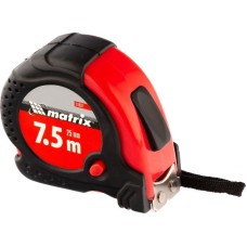 MATRIX Рулетка Status Magnet fixation,7,5 м х 25 мм,обрезиненный корпус,зацеп с магнитом 31031