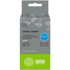 Картридж CACTUS Картридж CS-M21-1500427, 38.1мм, черный шрифт, белый фон, 4.27м ( CS-M21-1500427