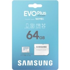 SAMSUNG Флеш карта microSDXC 64Gb EVO Plus (R/W 130/90 Mb/s, adapter) (MB-MC64SA/EU)