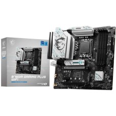 Материнская плата MSI Материнская плата B760M GAMING PLUS WIFI DDR4 B760, LGA1700, 4*DDR4, 5*PCIEx16, 2*M.2, 2*TypeC, 2*USB3.2Gen2, 2*USB3.2Gen1, 8*USB2.0, 4*SATA3.0, 2.5G, DP, HDMI, ATX, RTL