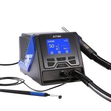 Паяльная станция ATTEN Термовоздушная паяльная станция GT-8102 , 230В(1000Вт), двухканальная, ваккумный манипулятор