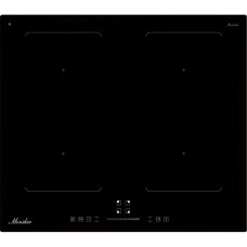 MONSHER Индукционная варочная поверхность MHI 6026, конфорок: 4 шт., стеклокерамика, независимая, черный