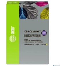 Картридж струйный CACTUS Картридж струйный CS-LC3239XLY желтый (52мл) для Brother HL-J6000DW/J6100DW