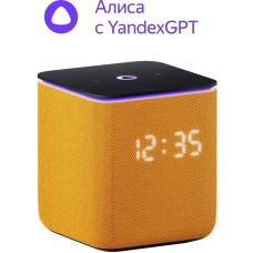 YANDEX Умный динамик, Яндекс Станция Миди, модель YNDX-00054 (оранжевый)