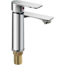 САНАКС - Смеситель для раковины, шаровый, картридж 35мм, цвет ХРОМ. 48015