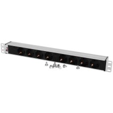 REM Блок распределения питания IP20 R-32-8S-I-440-K гор.размещ. 8xSchuko базовые 32A клеммная колодка