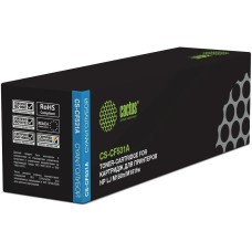 CACTUS Картридж лазерный CS-CF531A CF531A голубой (900стр.) для HP LJ M180n/M181fw