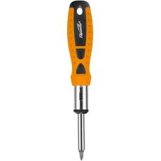 SPARTA Отвертка реверсивная, набор бит, 10 шт, CrV 115455