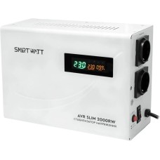 SMARTWATT Стабилизатор напряжения AVR Slim 2000RW 2000ВА белый