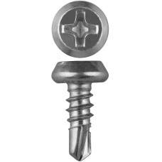 ЗУБР КЛМ-СЦ, 11 х 3.8 мм, цинк, конусная головка 1000 шт, саморез со сверлом для листового металла (4-300151-38-11)