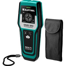 KRAFTOOL GMS-120, ЖК дисплей, универсальный детектор проводки (45298)