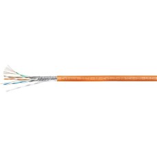 CABEUS Кабель информационный SSTP-4P-CAT.7-PATCH-IN-LSZH кат.7 S/FTP 4 пары 0.55AWG LSZH внутренний 305м оранжевый