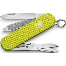 VICTORINOX Нож перочинный Classic SD Alox (0.6221.L23) 58мм 5функц. желтый подар.коробка