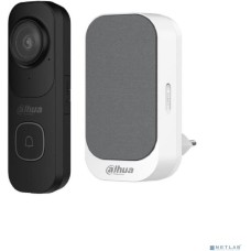 DAHUA DH-VDKP01-BG (KIT/DH-IPC-DB41AP-0210B-White/DH-IPC-DS1AP-Grey) Комплект: Дверной звонок DH-DB41AB + Динамик DH-DS1AG