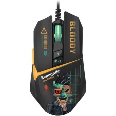 Мышь A4TECH Мышь Bloody W63 Max Renegade черный/рисунок оптическая 12000dpi USB (W63 MAX)