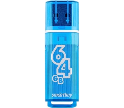 USB флеш SMARTBUY (SB64GBGS-B) 64GB GLOSSY SERIES BLUE