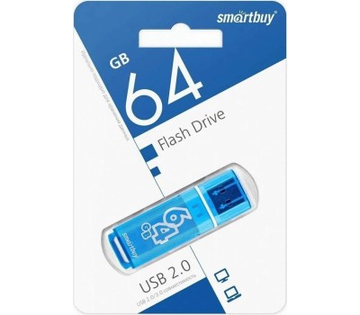 USB флеш SMARTBUY (SB64GBGS-B) 64GB GLOSSY SERIES BLUE