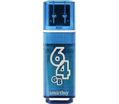 USB флеш SMARTBUY (SB64GBGS-B) 64GB GLOSSY SERIES BLUE