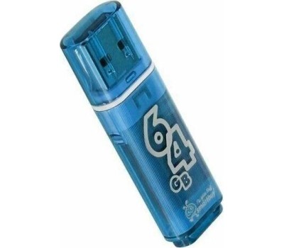 USB флеш SMARTBUY (SB64GBGS-B) 64GB GLOSSY SERIES BLUE