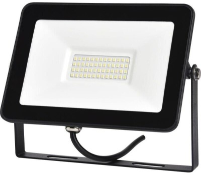 Светодиодный Прожектор ECOLA JPBV50ELB 50.0W 220V 4200K IP65 тонкий Черный 221х154х20