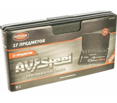 Набор инструментов AV STEEL (AV-011017) 17 предм. профессион