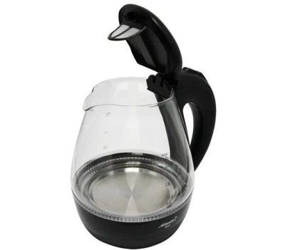 Чайник электрический ATLANTA ATH-2460 стекло черный